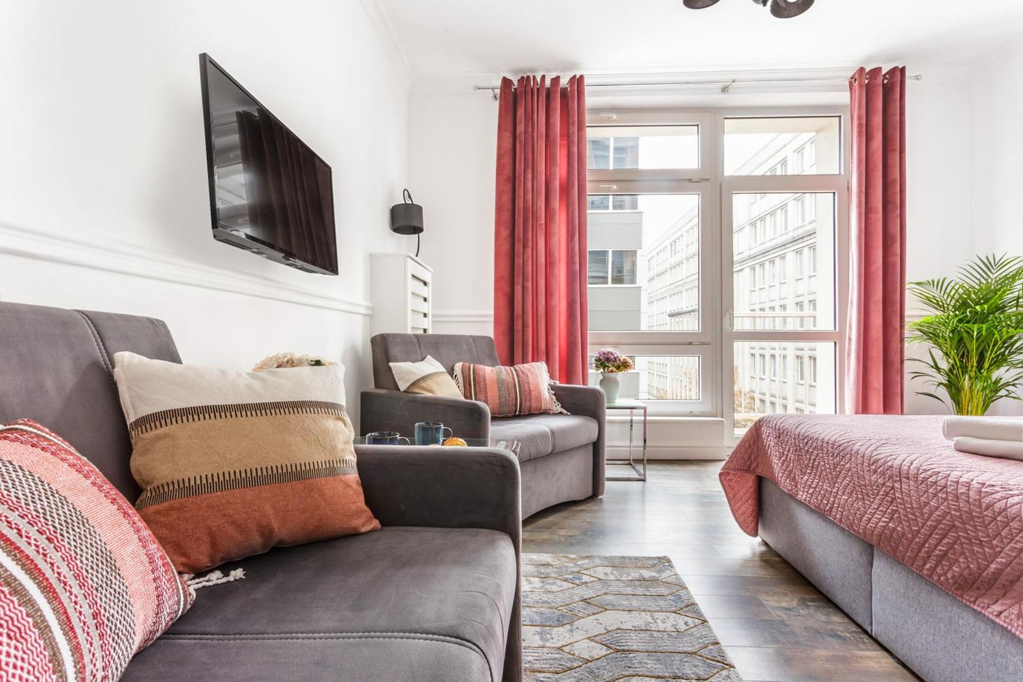 Charming Apartment In The City Center 华沙 外观 照片