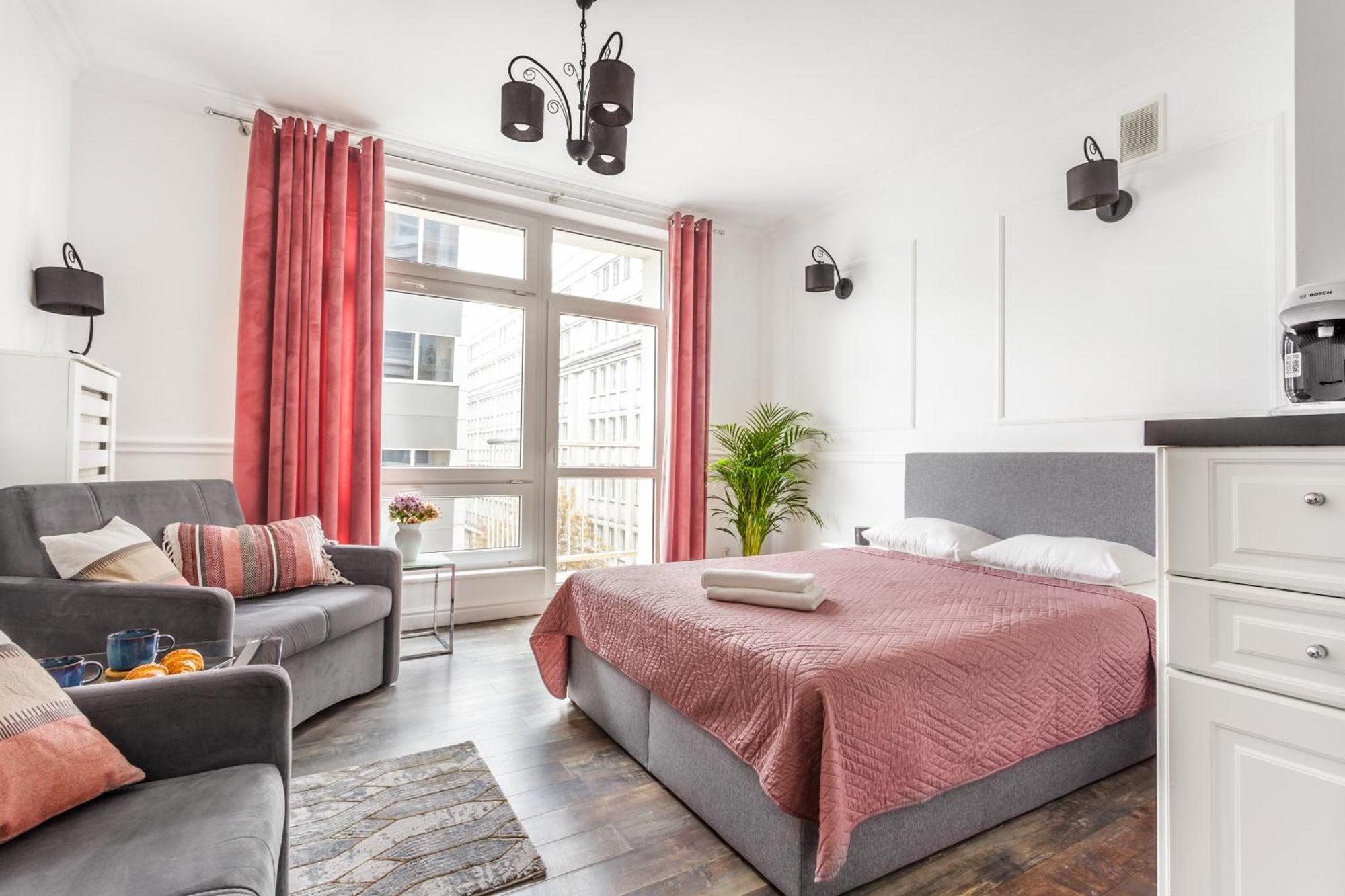 Charming Apartment In The City Center 华沙 外观 照片