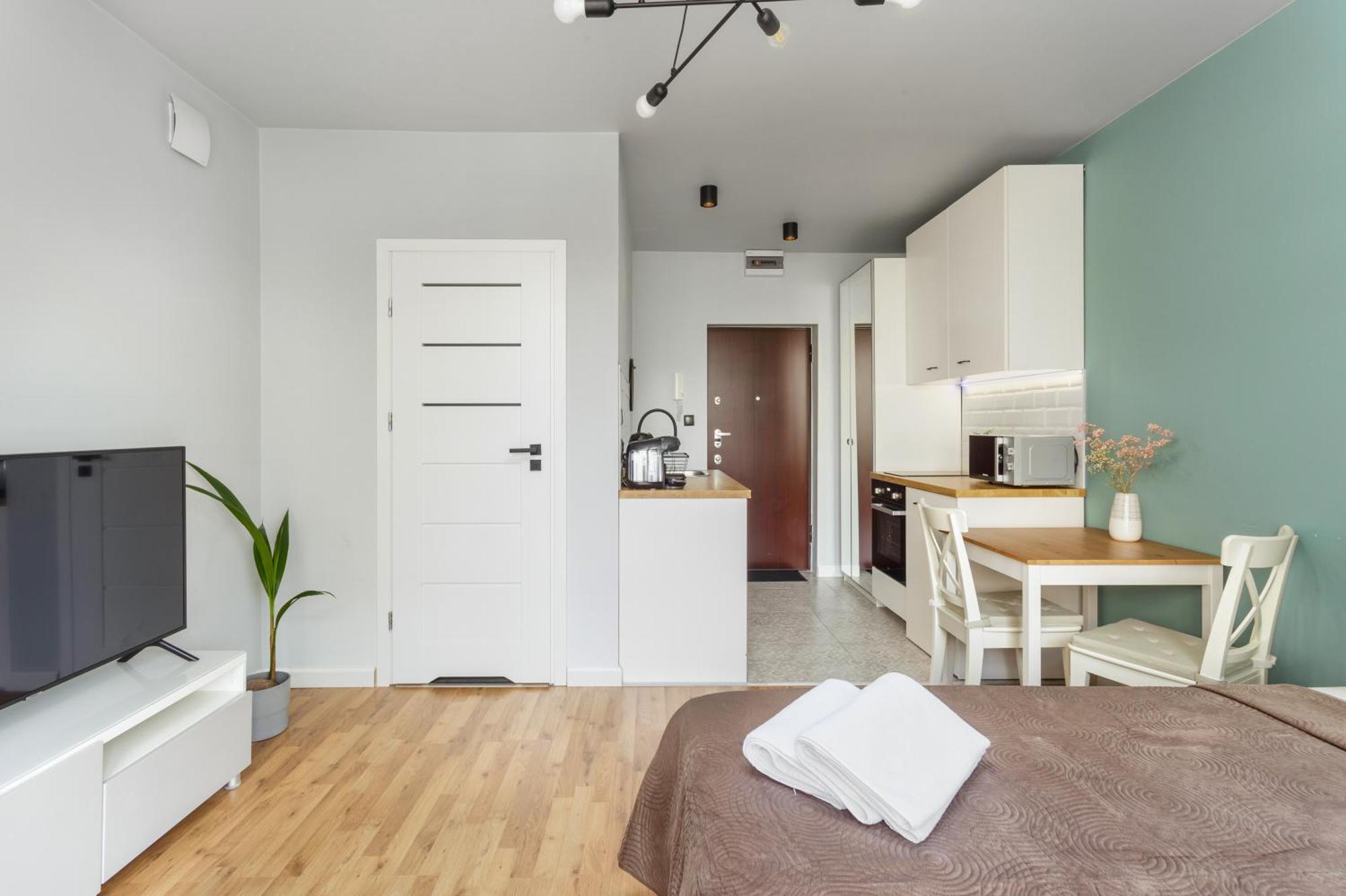 Charming Apartment In The City Center 华沙 外观 照片