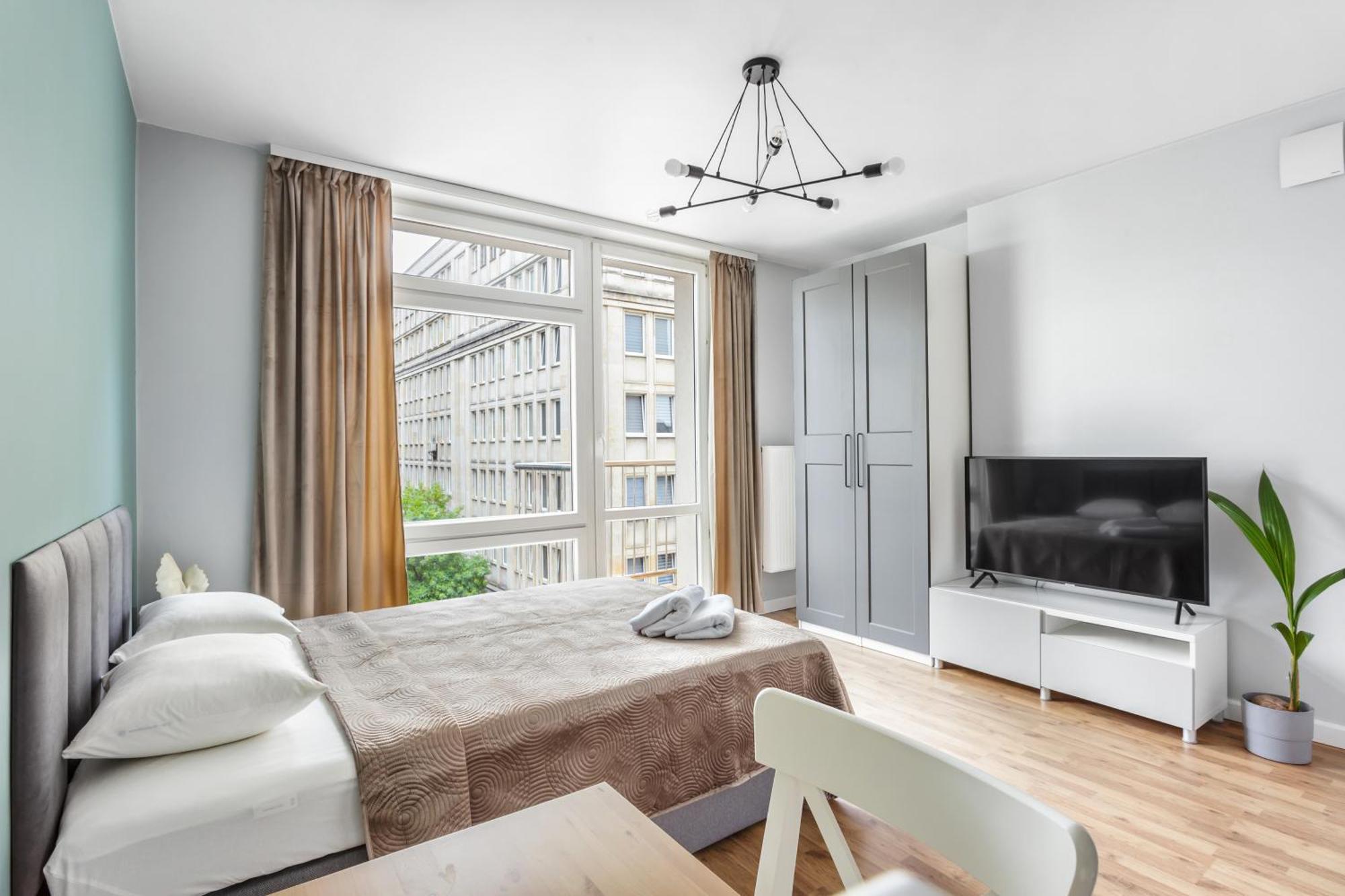 Charming Apartment In The City Center 华沙 外观 照片